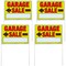 Sunburst Systems Sign Garage Sale 22 in x 32 in with Bracket, 4-Pack PK 3950 - alternate 1